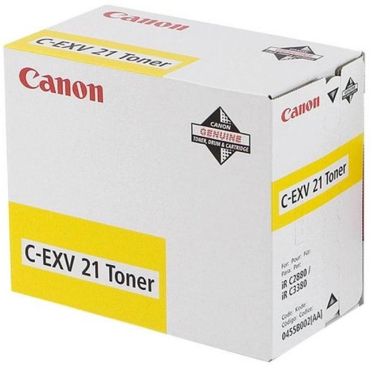 Картридж Canon  C-EXV21 Toner Y, 0455B002